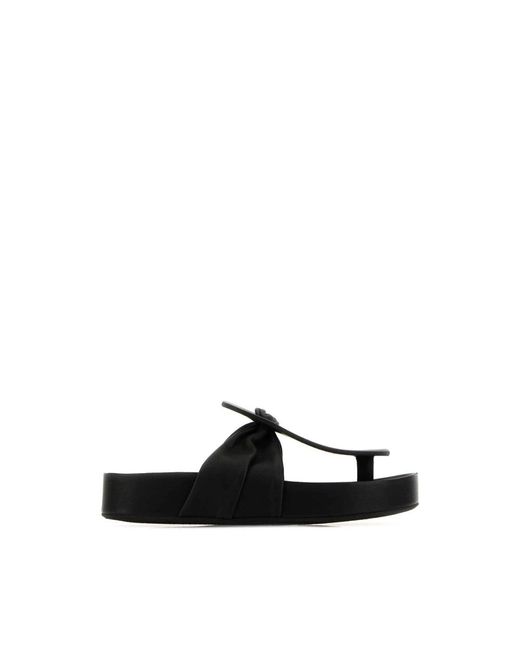 Uma Wang Black Flip Flops