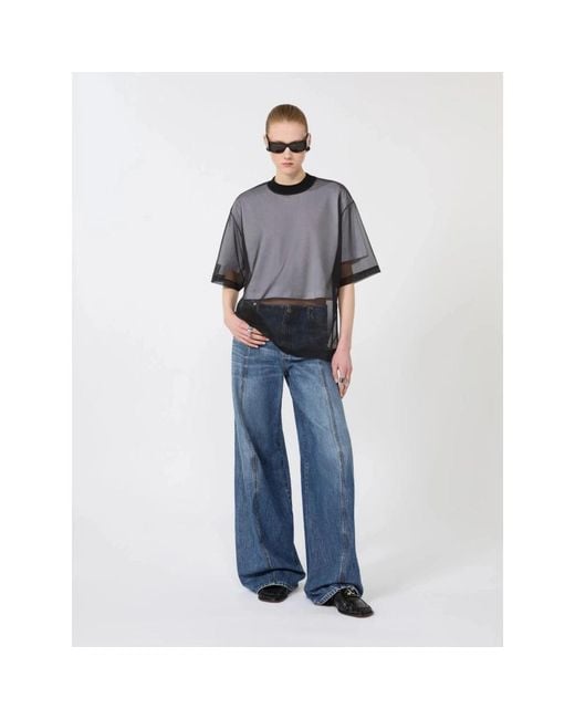 Sportmax Black T-Shirts