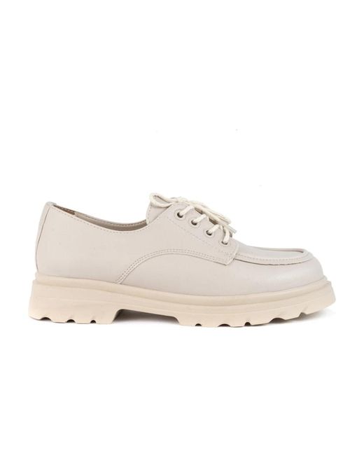 Vaani White Laced Shoes