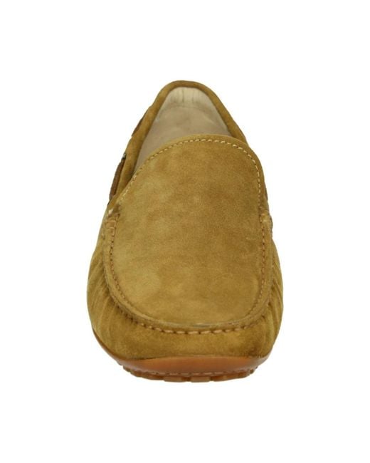 Sioux Velours Slip-On Schuhe Cognac Wildleder in Brown für Herren