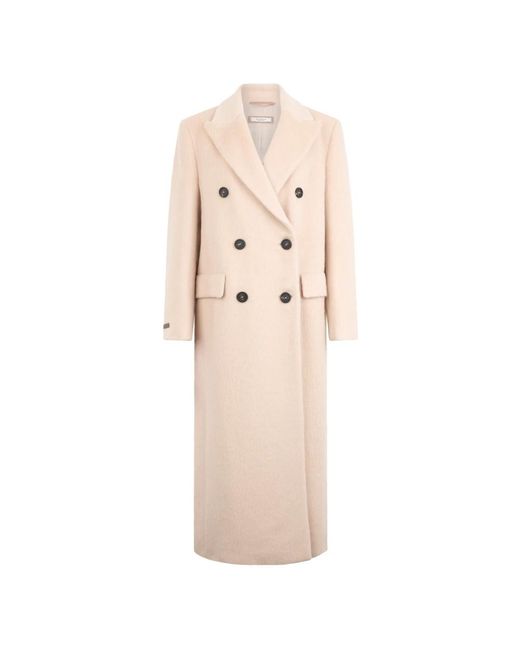 Peserico Natural Double-Breasted Coats