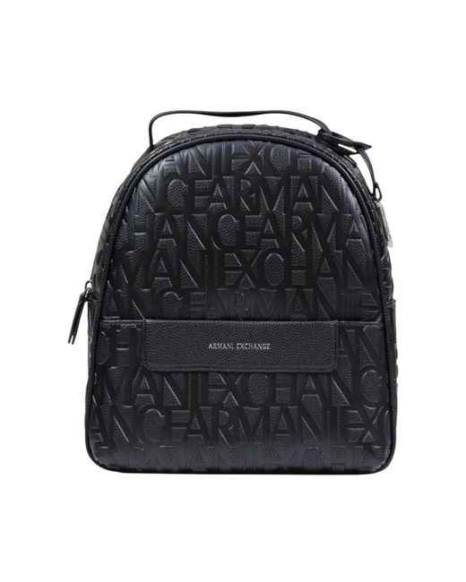 ARMANI EXCHANGE Black Backpacks