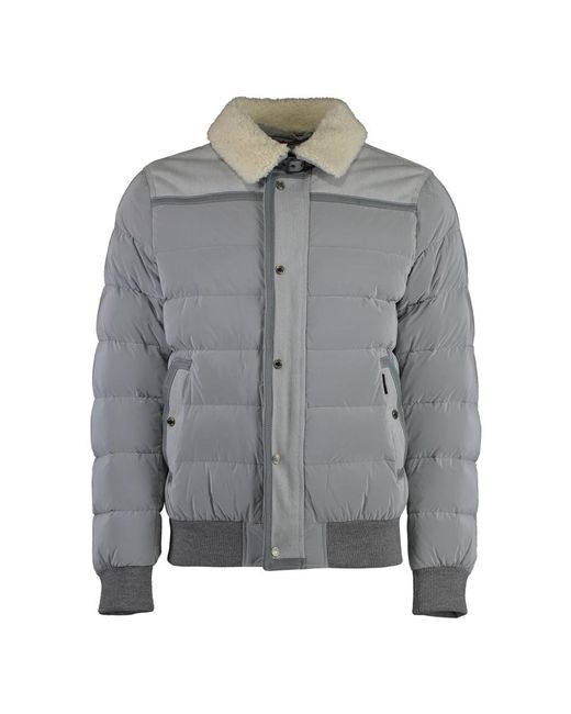 Moorer Down Jackets in het Gray voor heren