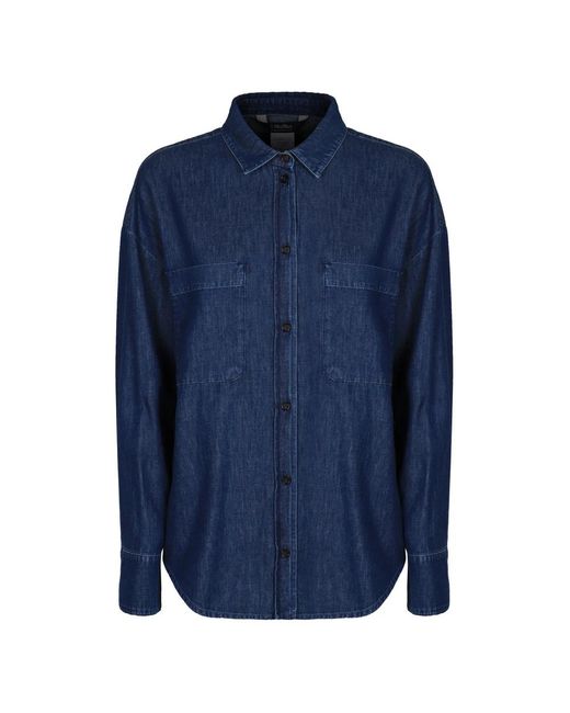 Max Mara Blue Denim Shirts