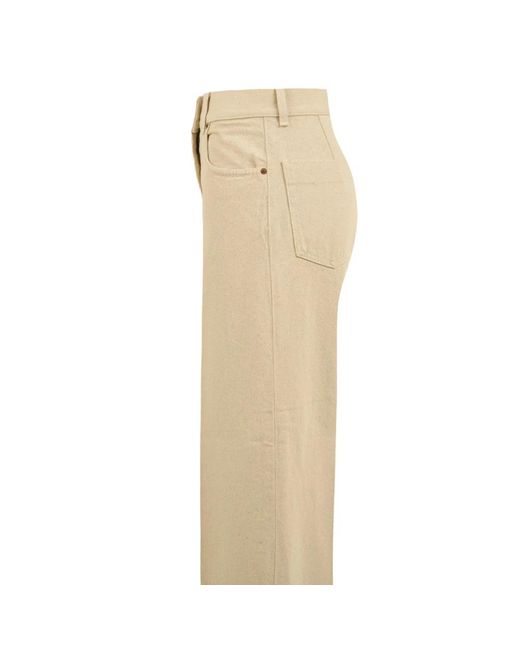 Aspesi Natural Wide Trousers