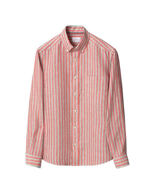 Eton of Sweden Pink Casual Shirts for men