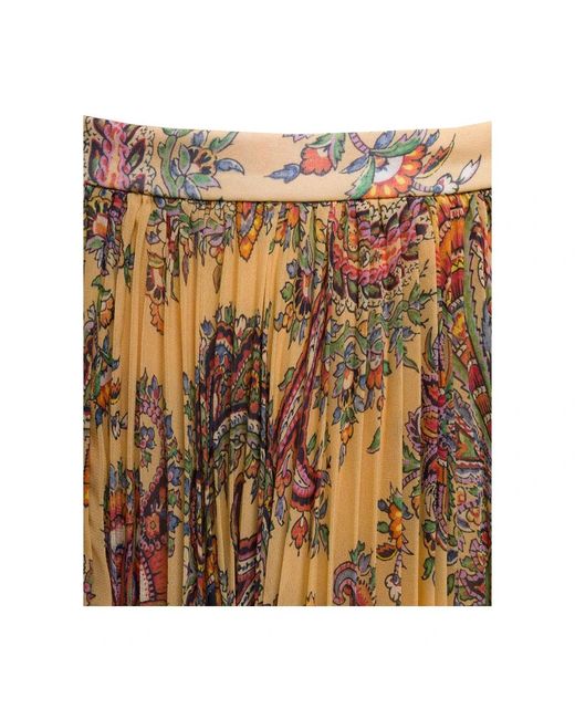 Etro Rokken ,Veelkleurig ,Polyester Maxi Rok in het Brown