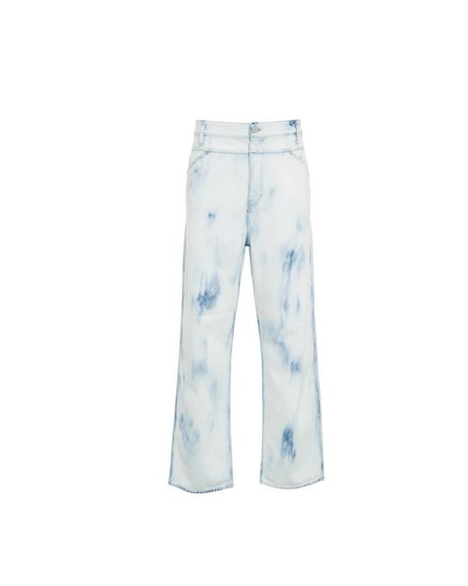 Closed Blue Wide Trousers for men