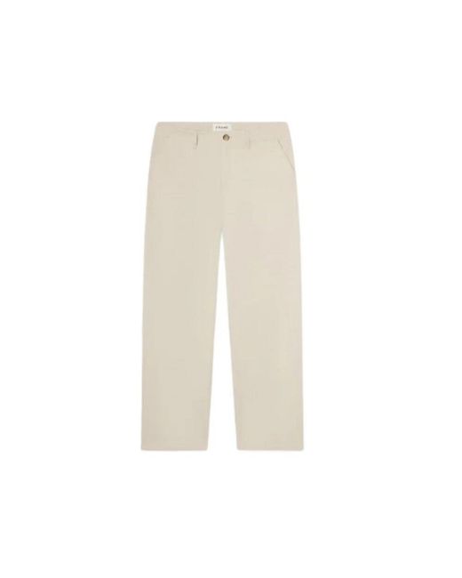 FRAME Relaxte hose in Natural für Herren