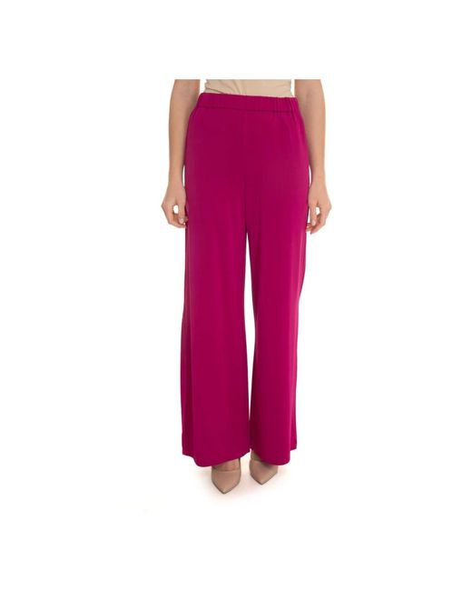 Pantalones jersey pierna ancha Pennyblack de color Pink