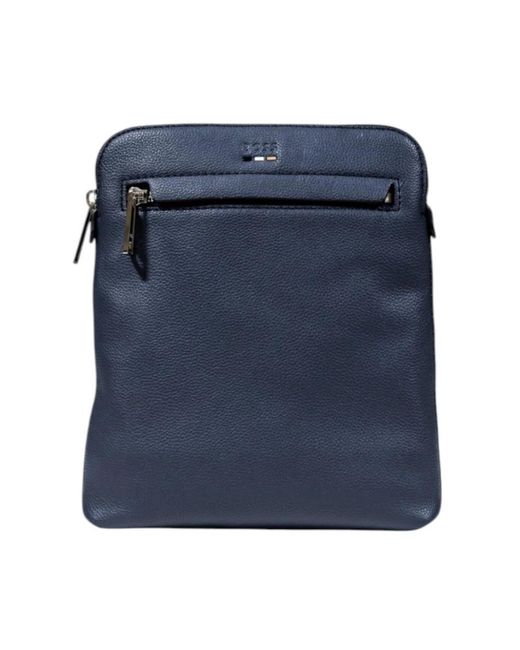 HUGO Stilvolle Blaue Schultertasche Mit Mehreren Taschen in Blue für Herren