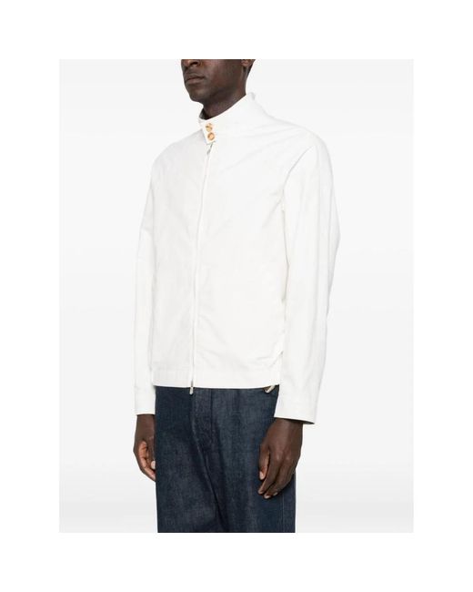 Brunello Cucinelli White Light Jackets for men