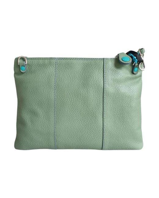Gabs Green Clutches