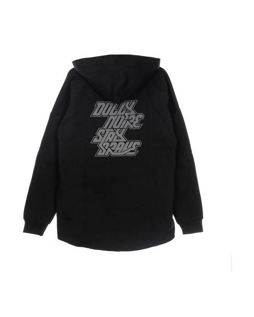 DOLLY NOIRE Black Hoodies for men