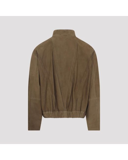 Giorgio Armani Green Bomber Jackets for men