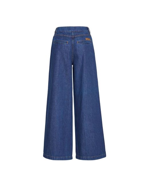 Ball Wide Jeans in het Blue