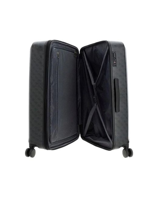 Large Suitcases Guess de color Black