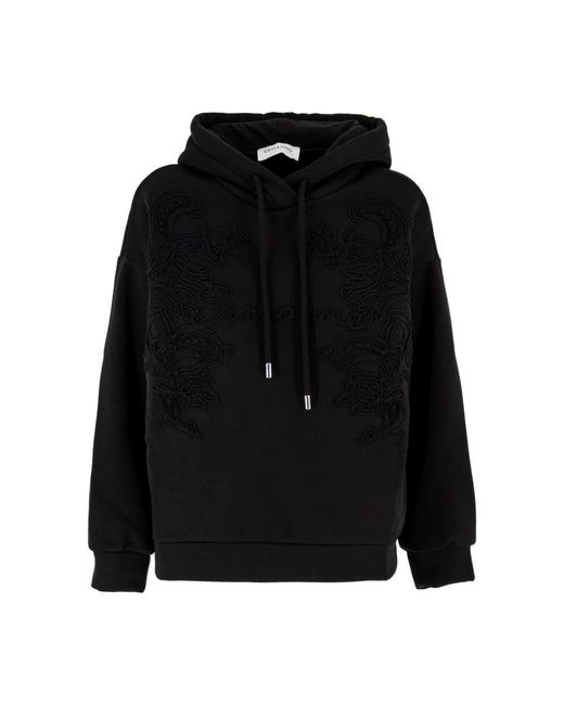 Hoodies Ermanno Scervino de color Black