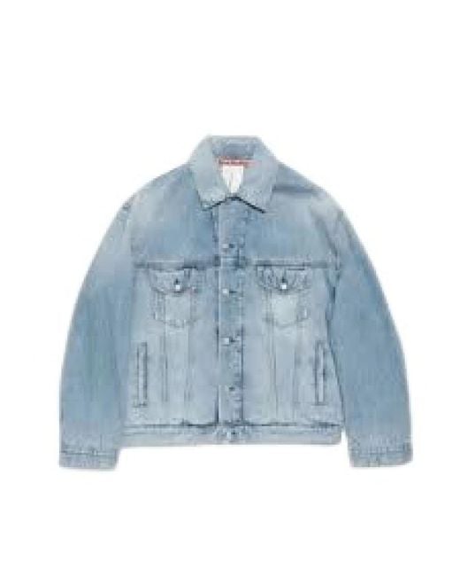 Acne Blue Denim Jackets for men