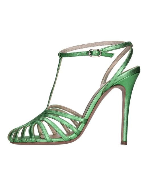 Marc Ellis Green High Heel Sandals