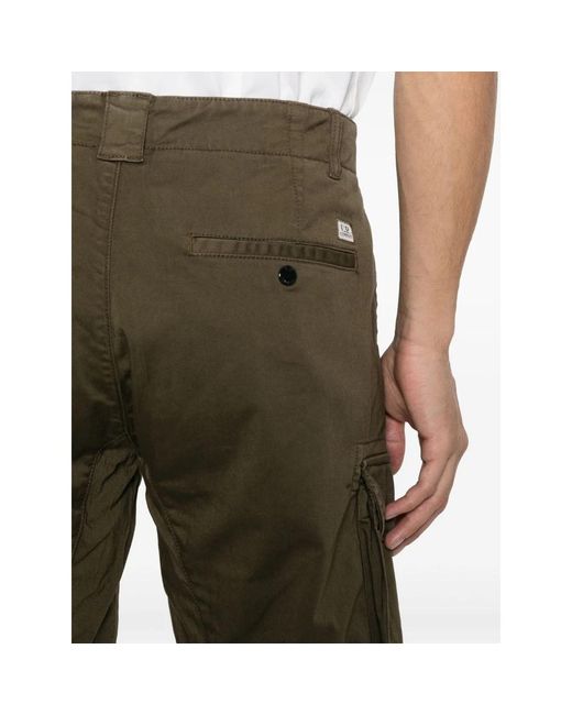 C P Company Stretch cargo shorts in Green für Herren