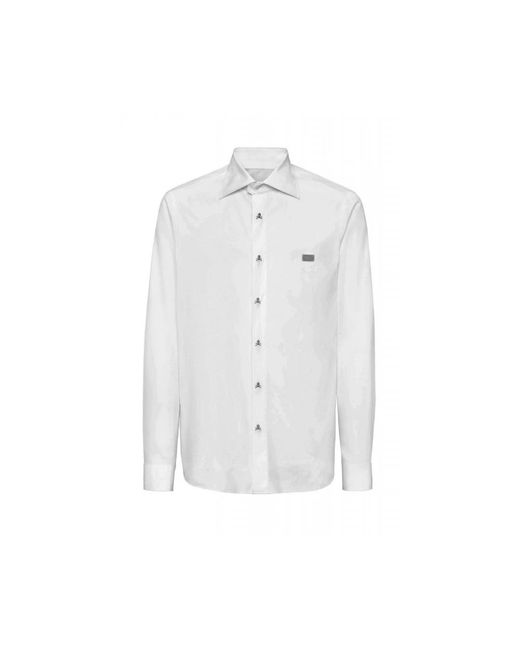 Philipp Plein White Casual Shirts for men