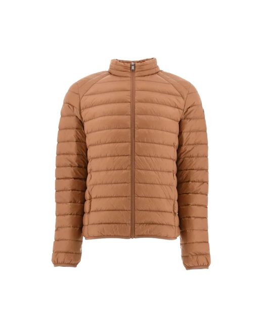 J.O.T.T Jassen ,Bruin ,Leer Mat Down Jacket in het Brown voor heren