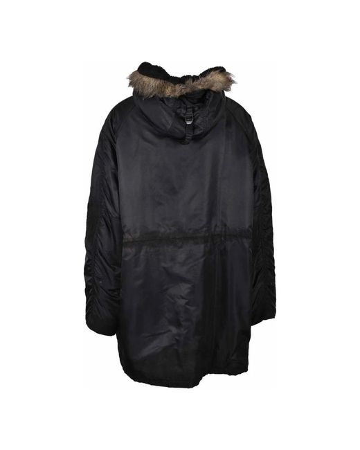 Balenciaga Jassen ,Zwart ,Gewatteerde Jas Met Knopen En Rits in het Black voor heren