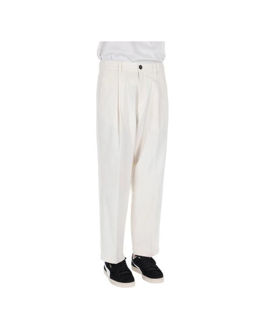 Straight Trousers Herno pour homme en coloris White