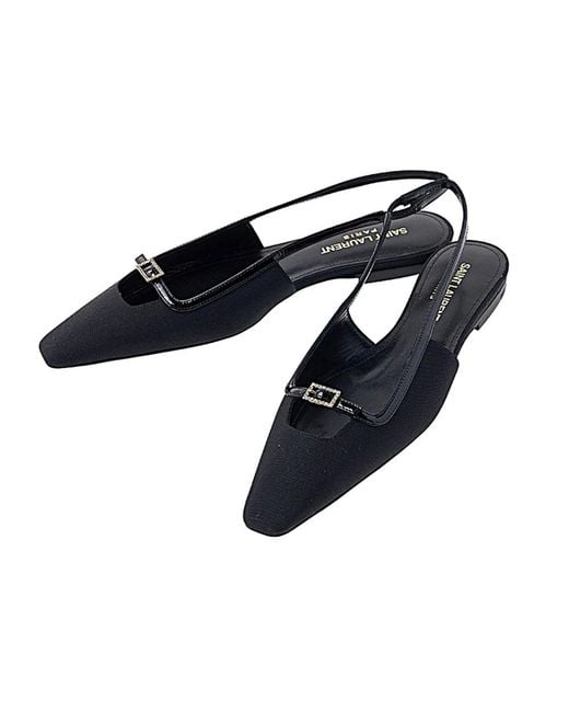 Saint Laurent Blue Ballerina Shoes