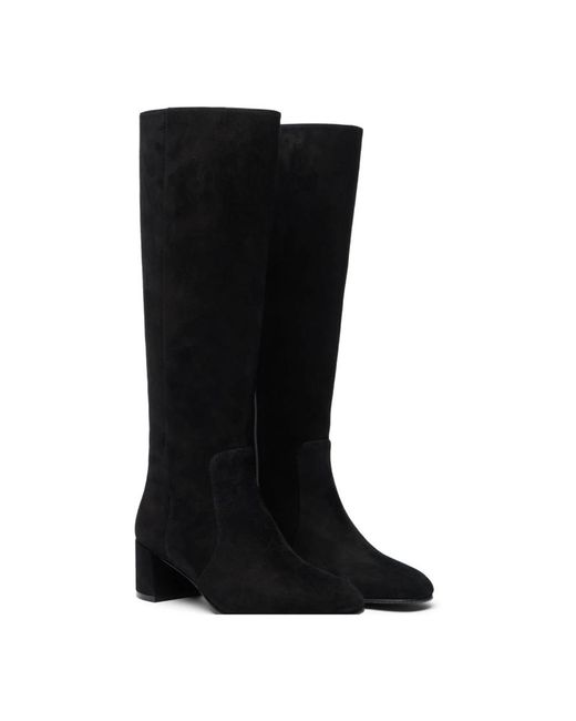 Stuart Weitzman Black Heeled Boots