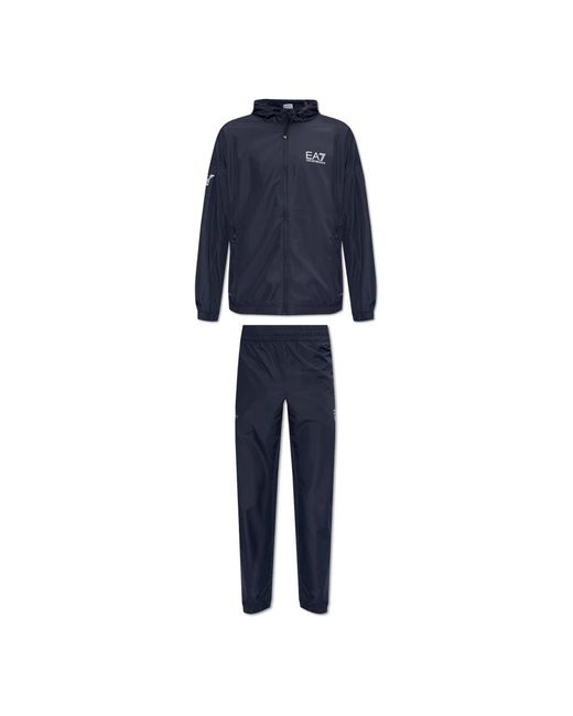 EA7 Fitness ,Blauw ,Polyester Tuta Sportiva in het Blue voor heren