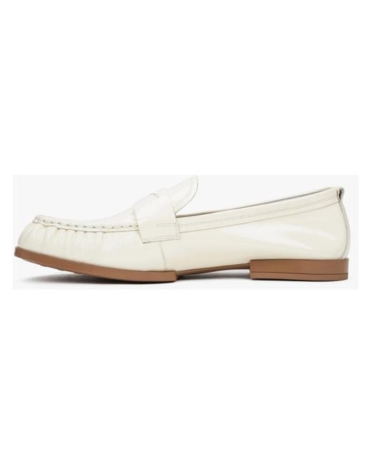 ESTRO White Loafers