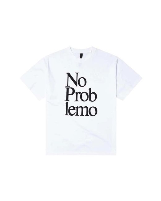 No Problemo White T-Shirts for men