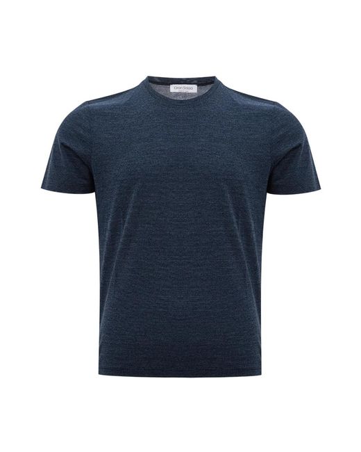 Gran Sasso T-shirts in Blue für Herren