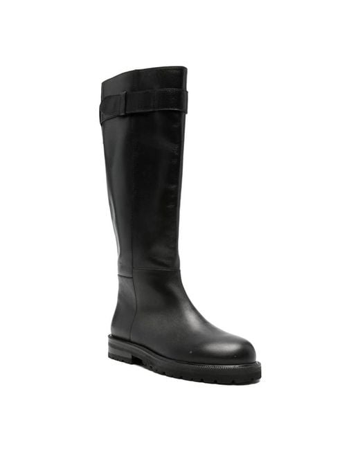 ADRIANNA FERETTI Black High Boots