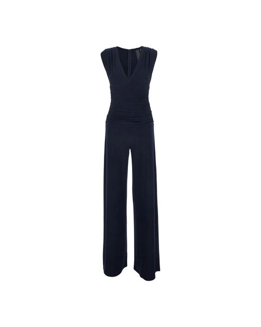 Norma Kamali Blue Jumpsuits