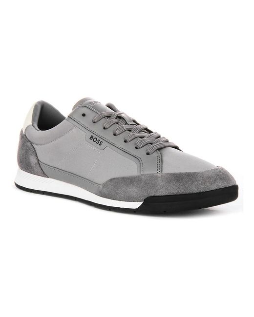 Boss Gray Sneakers for men