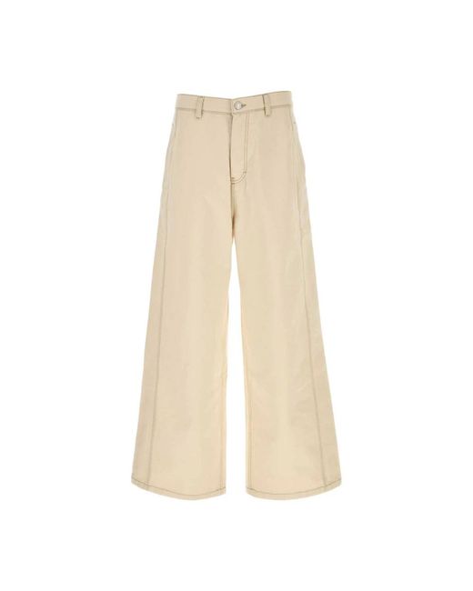 AMI Natural Wide Jeans for men