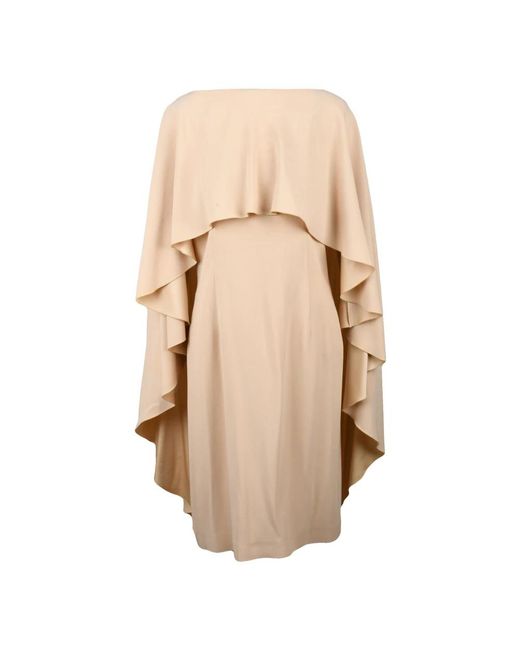 Alberta Ferretti Tubino Longuette in het Natural