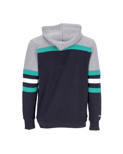 Mitchell & Ness Hoodies & Sweatvesten ,Veelkleurig ,Katoen Nfl Headcoach Hoodie Zwart in het Blue voor heren