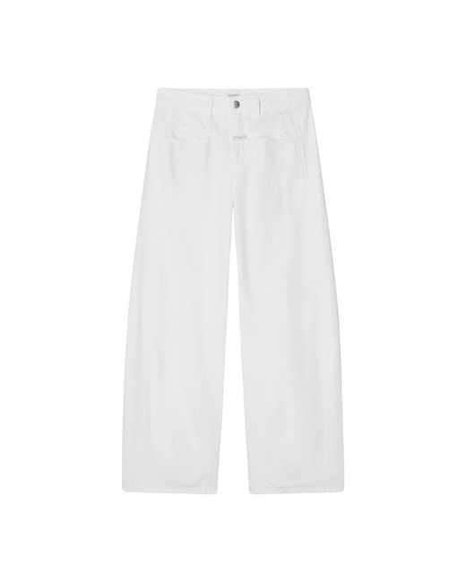 Closed White Loose-Fit Jeans