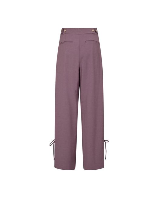 co'couture Purple Cropped Trousers