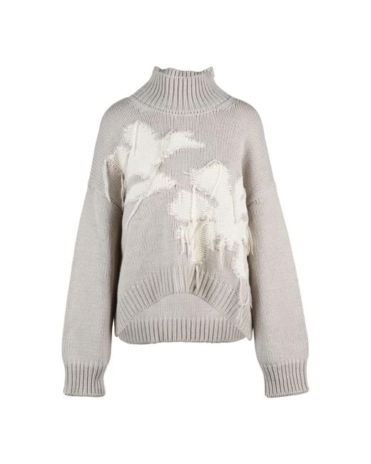 Dondup Gray Turtlenecks