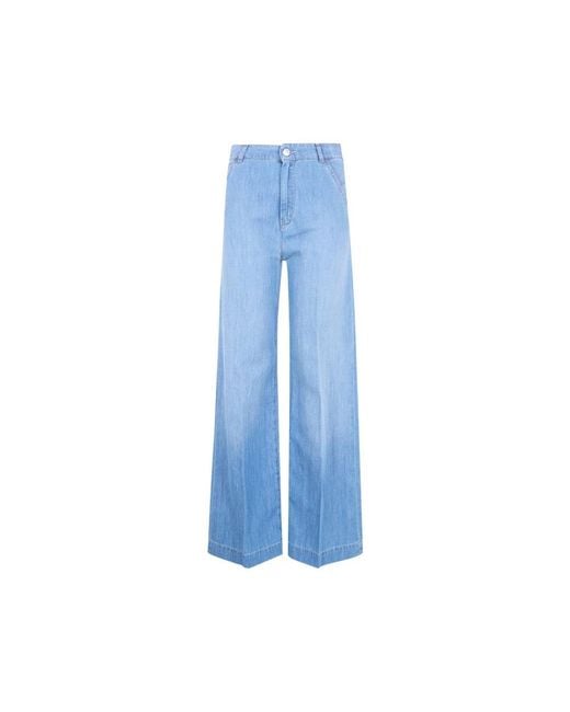 Seventy Blue Wide Jeans