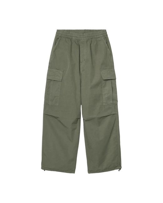 Carhartt Green Straight Trousers for men