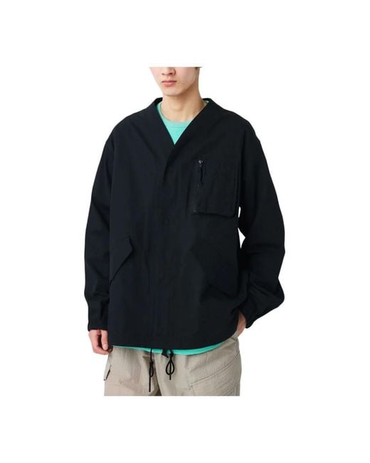 Snow Peak Black Light Jackets for men