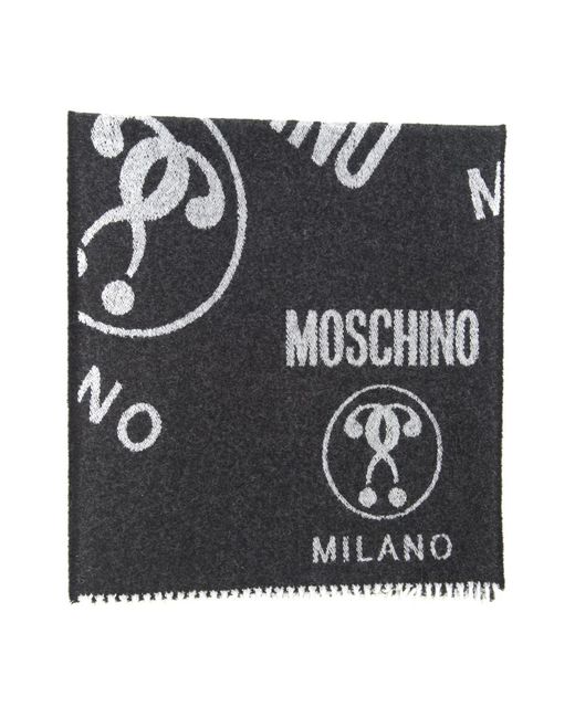 Moschino Winter Scarves in het Black voor heren
