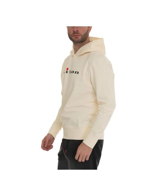 Kiton Natural Hoodies for men