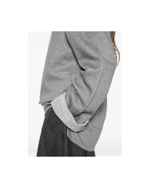 Carven Gray Hoodies